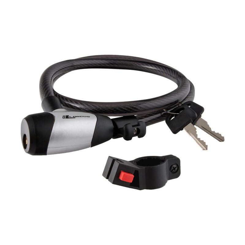 LONGUS Lock EXTREME 12/900mm + holder silver