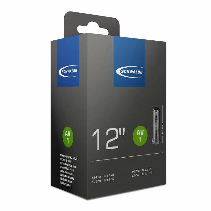 SCHWALBE Tube AV1 12x1.75/2.10 AV 40mm (47/62-203) 80g