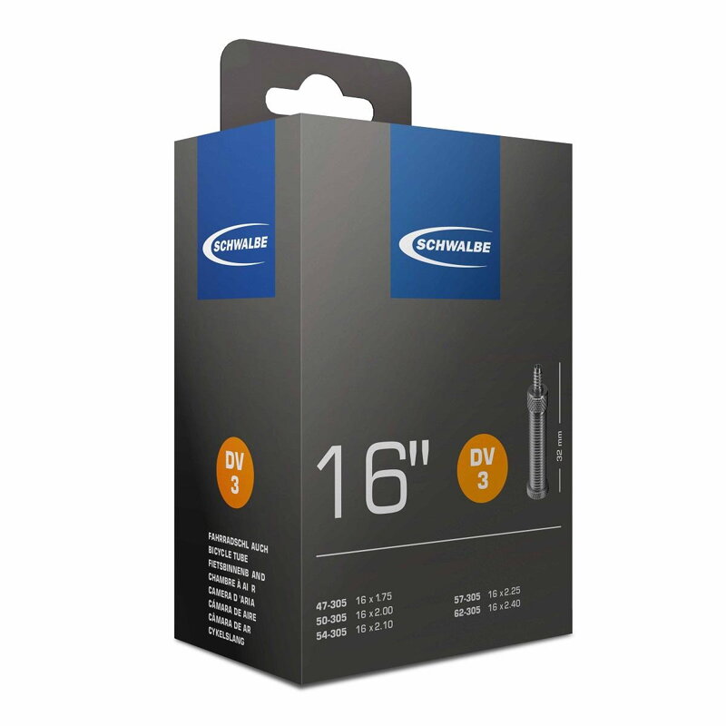 SCHWALBE Tube DV3 16 47/62-305 EK 32mm 115g