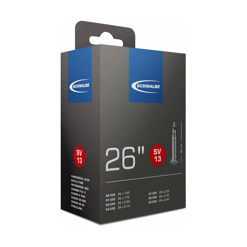 SCHWALBE Tube SV13 26x1.50/2.50 FV 40mm (40/62 559) 190g