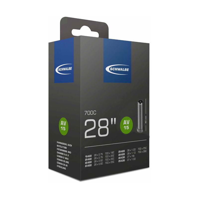 SCHWALBE Tube AV15 700x18/28C AV 40mm (18/28-622) 105g
