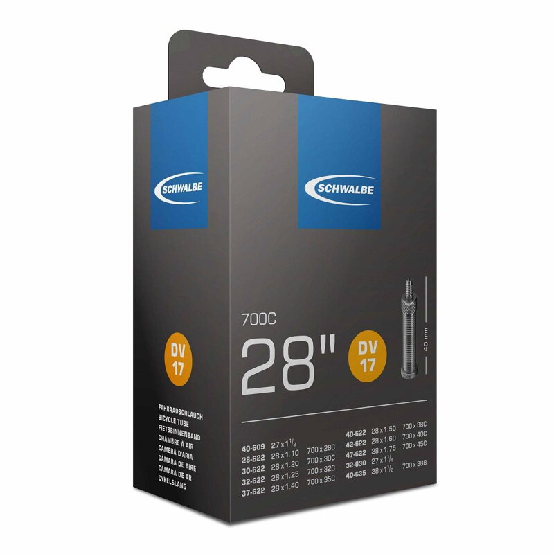 SCHWALBE Tube DV17 700x28/45C DV 40mm (40/47-622) 150g