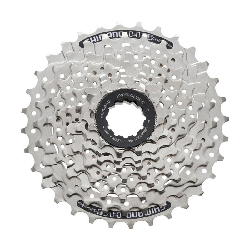 SHIMANO Cassette CS-HG41 8-speed 11-32 teeth silver
