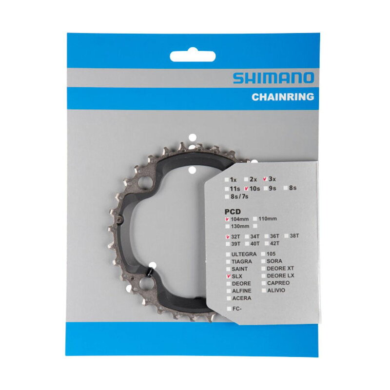 SHIMANO Chainring 32 teeth FC-M670 SLX silver 104mm