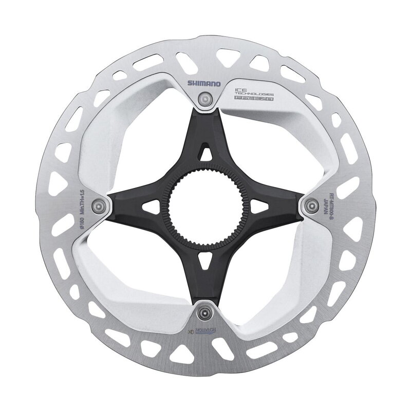 SHIMANO Brake Disc RT-MT800 160mm Center Lock Ice Tech (internal tightening)