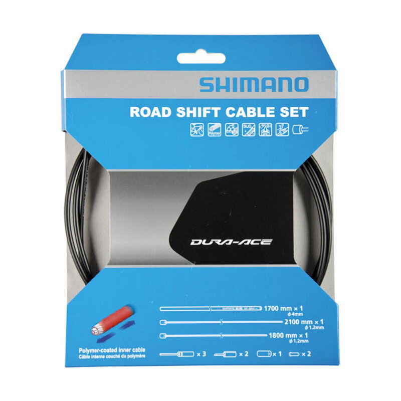 SHIMANO Cable shifting road Polymer complete black SHIMANO Cable shifting road Polymer complete black