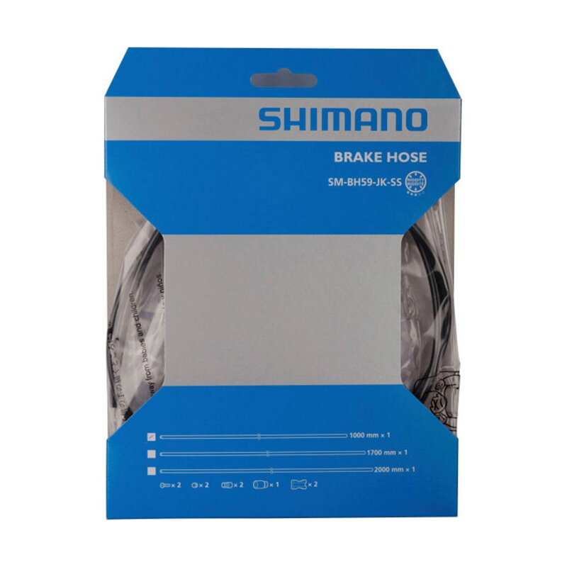 SHIMANO Hydraulic hose SM-BH59 1000mm black M975/775/485/396/355/315 SHIMANO Hydraulic hose SM-BH59 1000mm black M975/775/485/396/355/315