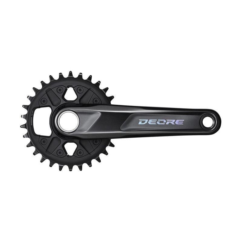 SHIMANO Crankset Deore FC-M6100 175mm 30 teeth 12-speed black two-piece without bearings SHIMANO Crankset Deore FC-M6100 175mm 30 teeth 12-speed black two-piece without bearings