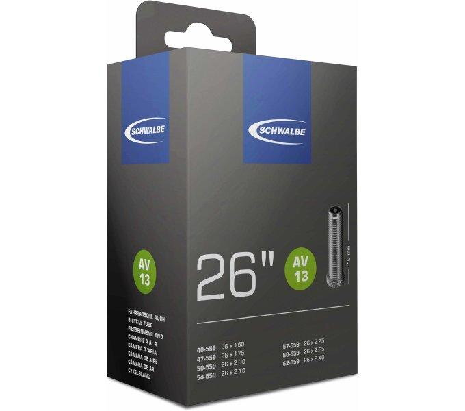 SCHWALBE Tube AV13 26x1.50/2.50 40mm (40/62 559) 190g tube dispenser