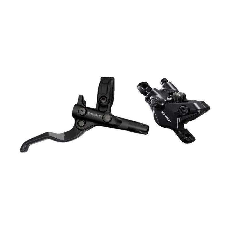 SHIMANO Brake hydr. E-MT410 BL-M4100/BR-MT410 rear black Post Mount 1700mm hose + pads B05S SHIMANO Brake hydr. E-MT410 BL-M4100/BR-MT410 rear black Post Mount 1700mm hose + pads B05S