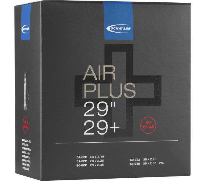 SCHWALBE Tube AIR PLUS SV19+AP 29x2.10/3.00 FV (54/65-622) 40mm 420g