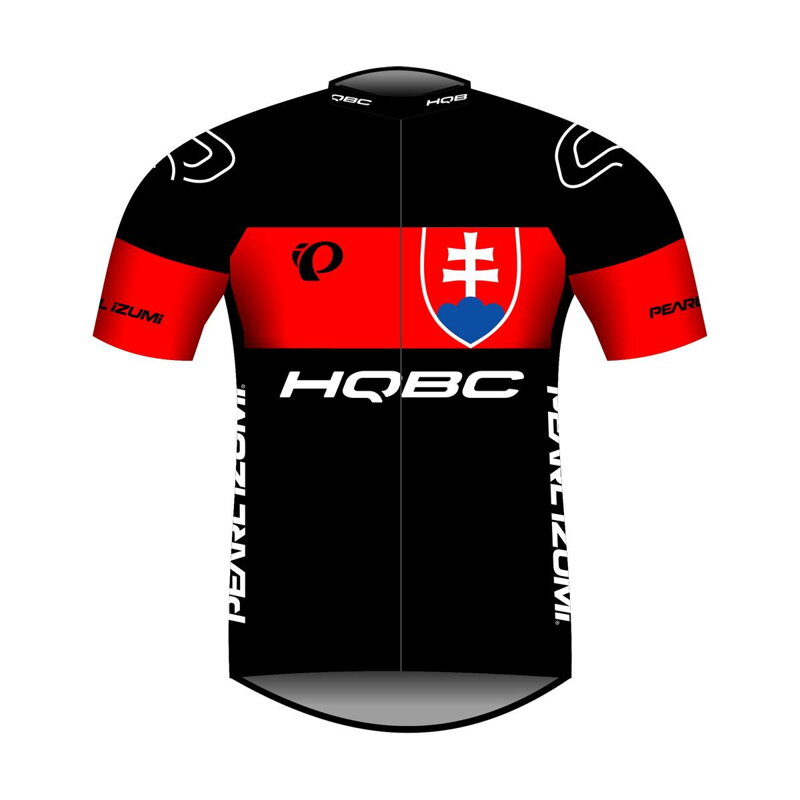 HQBC Jersey QPI SK TEAM short sleeve black/red