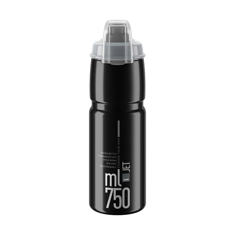 ELITE Bottle JET PLUS 750 black/grey ELITE Bottle JET PLUS 750 black/grey