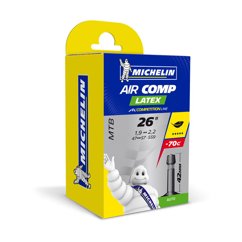 MICHELIN Tube C4 26x1.75/2.25 (47/57-559) AV 40mm 132g Latex