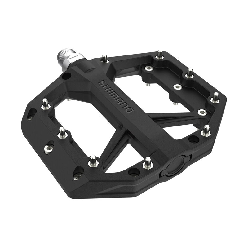 SHIMANO Pedals MTB Flat PD-GR400 black BMX, DH, slalom SHIMANO Pedals MTB Flat PD-GR400 black BMX, DH, slalom