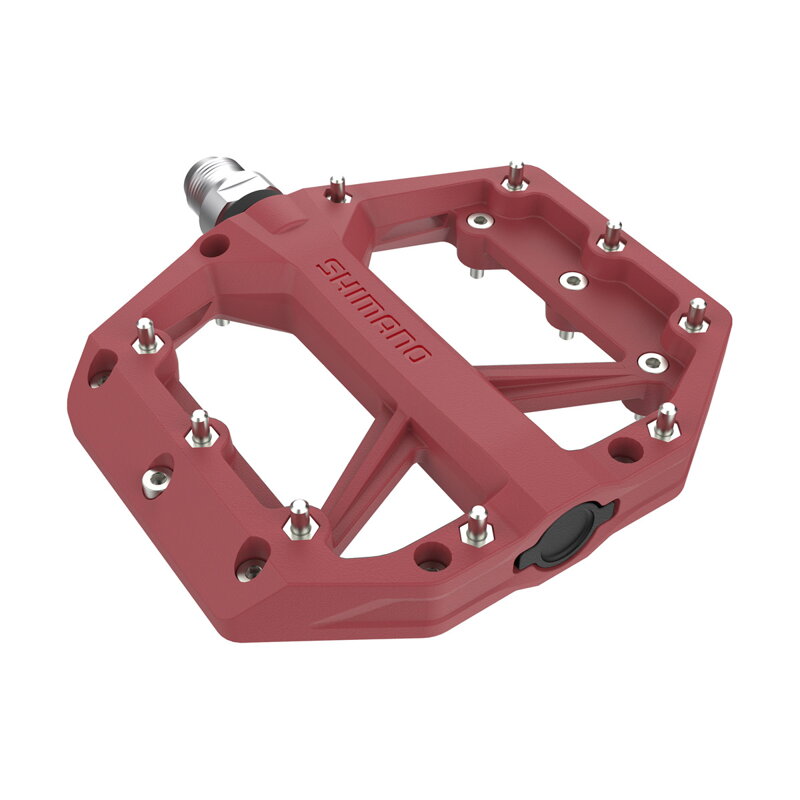 SHIMANO Pedals MTB Flat PD-GR400 red BMX, DH, slalom SHIMANO Pedals MTB Flat PD-GR400 red BMX, DH, slalom