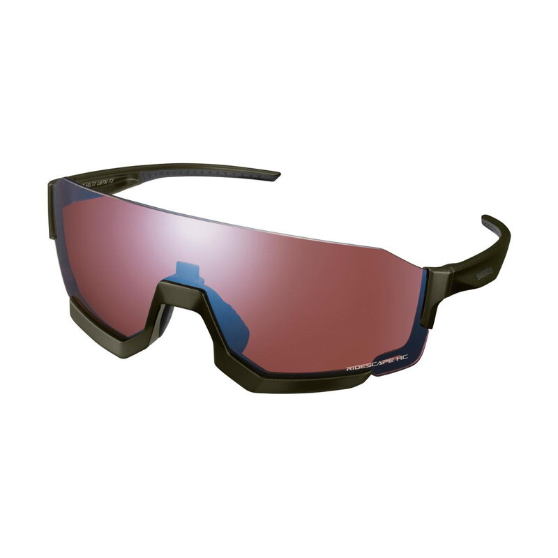SHIMANO Glasses AEROLITE2 khaki Ridescape High Contrast SHIMANO Glasses AEROLITE2 khaki Ridescape High Contrast