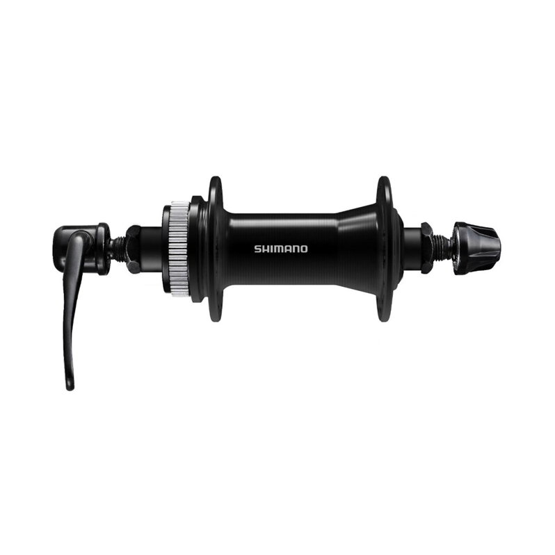 SHIMANO Front hub HB-QC400 32 holes Q.R. black Center Lock SHIMANO Front hub HB-QC400 32 holes Q.R. black Center Lock