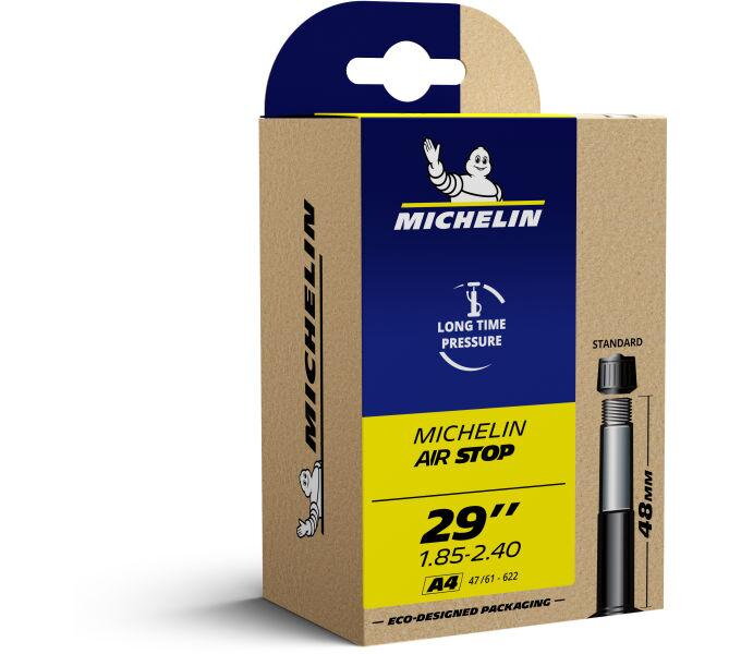 MICHELIN Tube A4 29x1.85/2.40 (47/61-622) AV 48mm 223g MICHELIN Tube A4 29x1.85/2.40 (47/61-622) AV 48mm 223g
