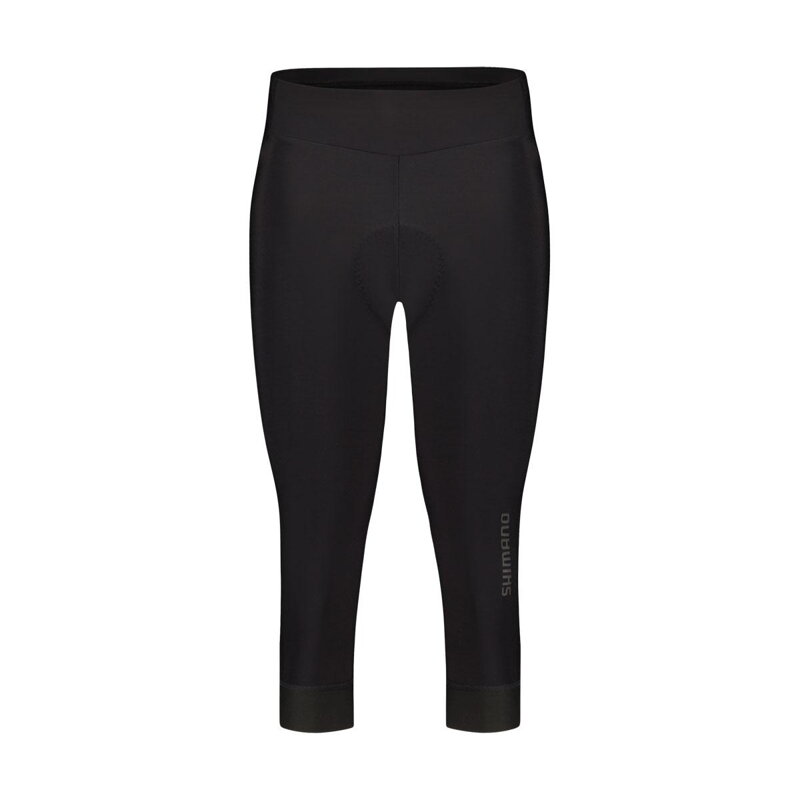 SHIMANO Pants women's KAEDE KNICKERS 3/4 insulated black SHIMANO Pants women's KAEDE KNICKERS 3/4 insulated black