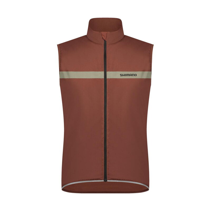 SHIMANO Vest EVOLVE WIND INSULATED brown SHIMANO Vest EVOLVE WIND INSULATED brown