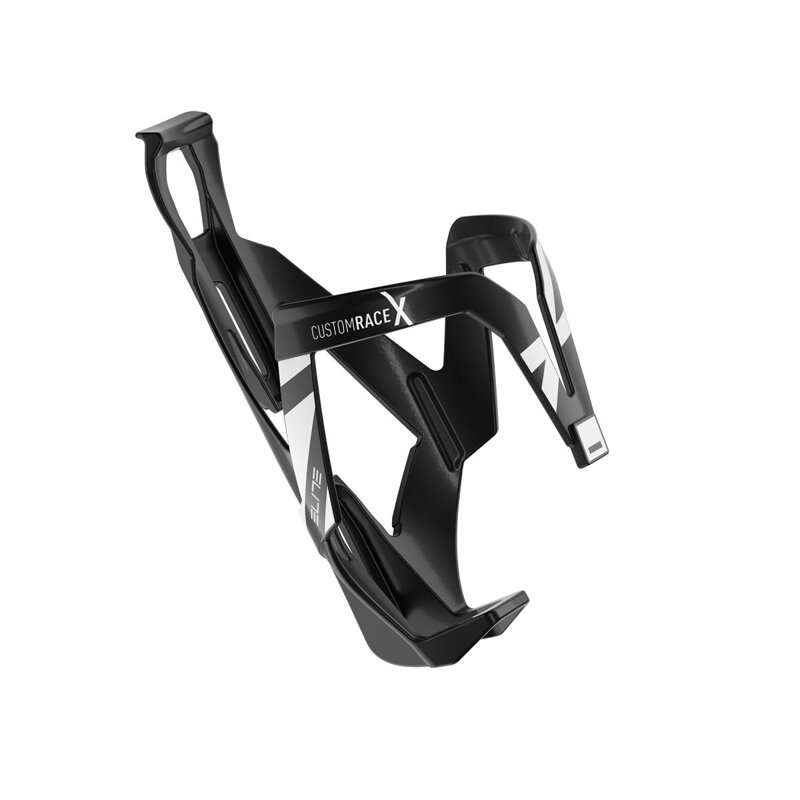 ELITE Cage CUSTOM RACE X black glossy white graphics ELITE Cage CUSTOM RACE X black glossy white graphics