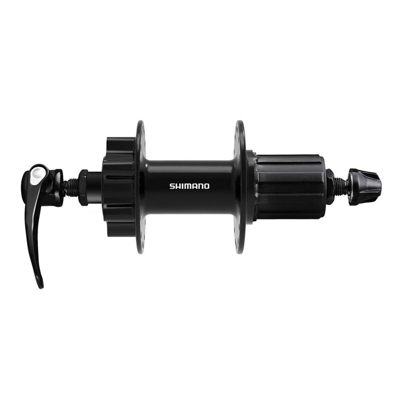 SHIMANO Rear hub FH-QB400 32 holes Q.R. 8/9/10-speed black 6 holes disc