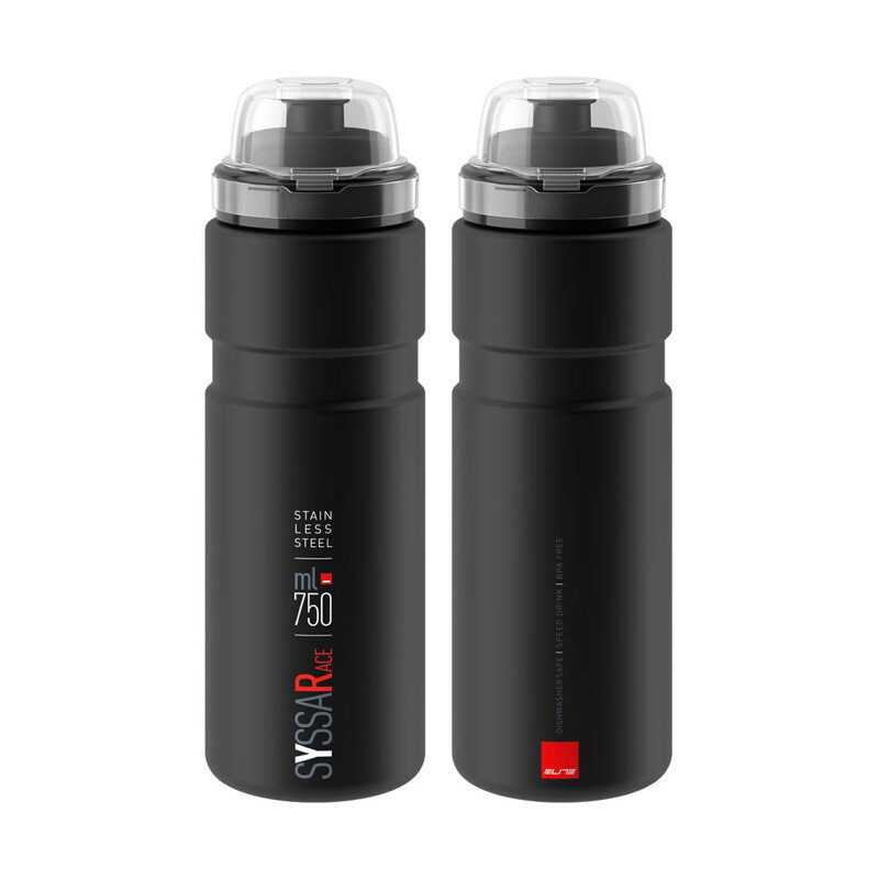ELITE Bottle SYSSA RACE 750 black matte ELITE Bottle SYSSA RACE 750 black matte