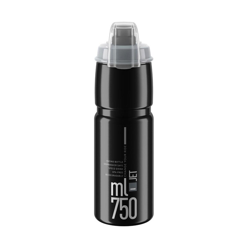 ELITE Bottle JET PLUS 750 black/grey ELITE Bottle JET PLUS 750 black/grey