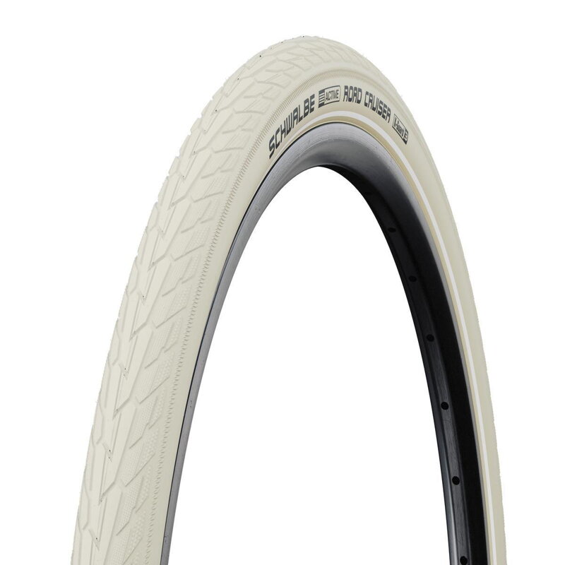 SCHWALBE Tire ROAD CRUISER (47-559) 26x1.75 Active 50EPI K-Guard 720g Beige reflex