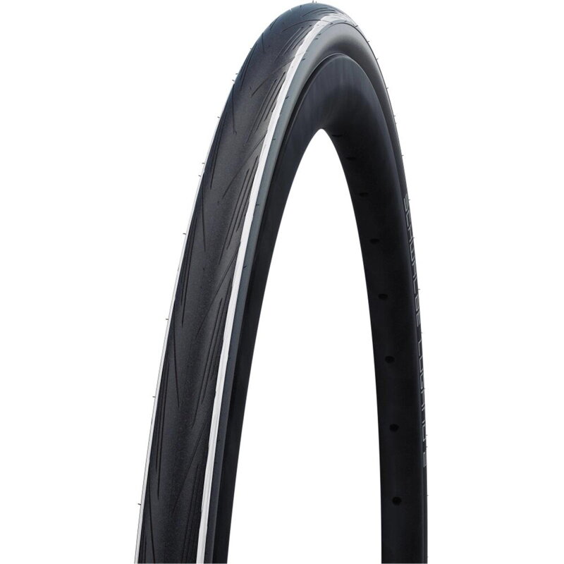 SCHWALBE Tire LUGANO II (25-622) 700x25C Active 50EPI K-Guard 365g White stripe