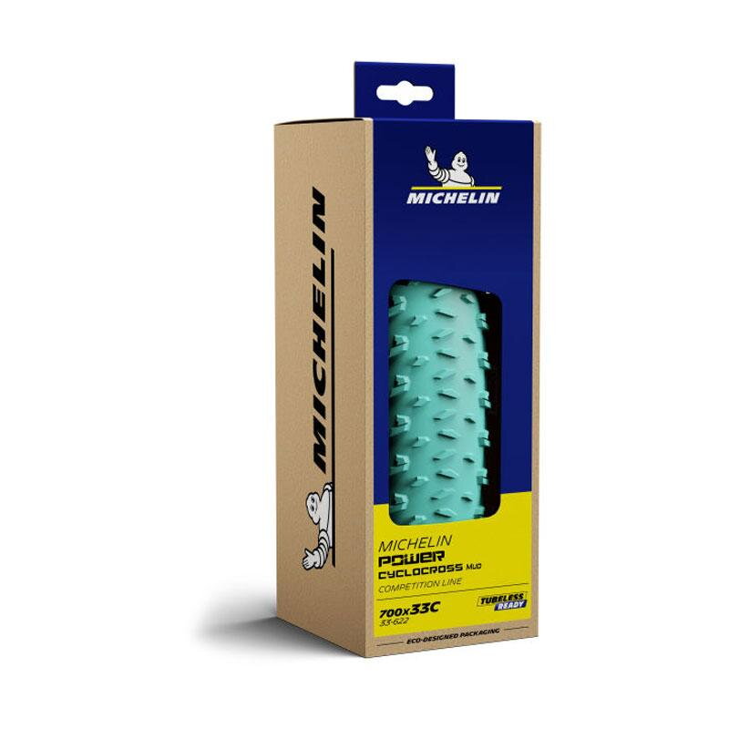 MICHELIN Tire POWER Cyclocross MUD 700x33C (33-622) 390g 3x120TPI TLR black/green