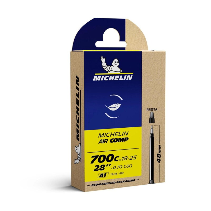 MICHELIN Duša A1 AIRCOMP ULTRA 700x18/25C (18/25-622) FV 48 mm 77g