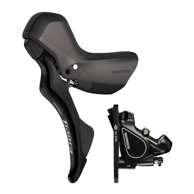 SHIMANO Dual control Tiagra set ST-R4020/BR-RS405 ľavý  mech. rad./hydr.brzda